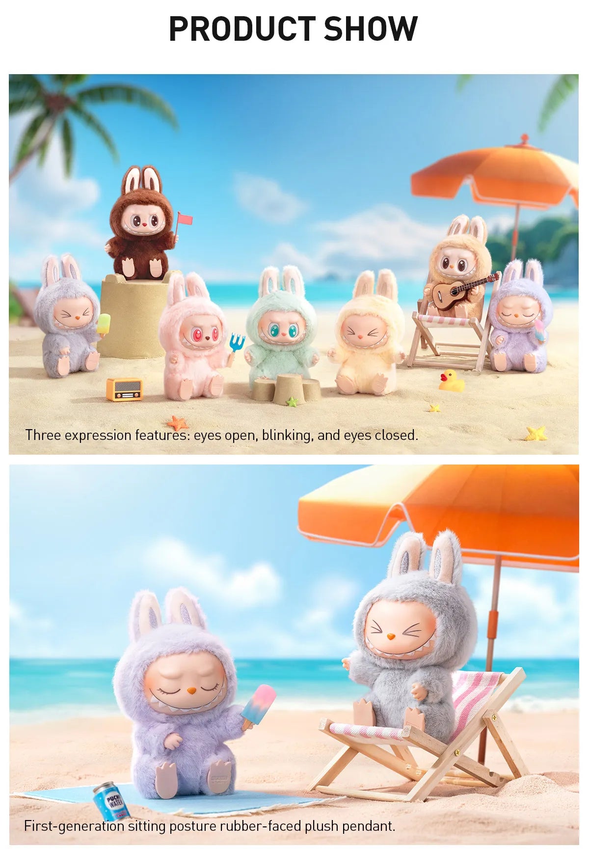 LABUBU THE MONSTERS - Have a Seat Vinyl Plush Dolls, Blind Box