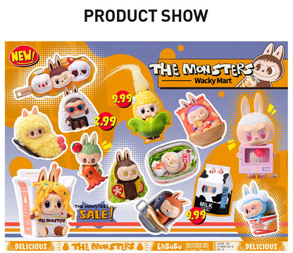 THE MONSTERS LABUBU Wacky Mart Series Figures, Blind Box
