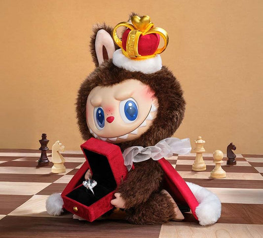 The Monsters Labubu Let's Checkmate Series The King Vinyl Plush Doll
